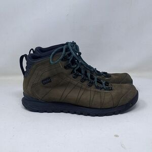Oboz Bozeman Mid Leather B-Dry hiking boot in an olive green or loden color SZ 9